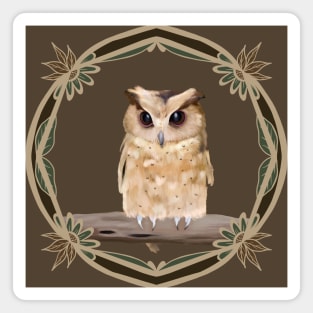 Cute Baby Owl Magnet